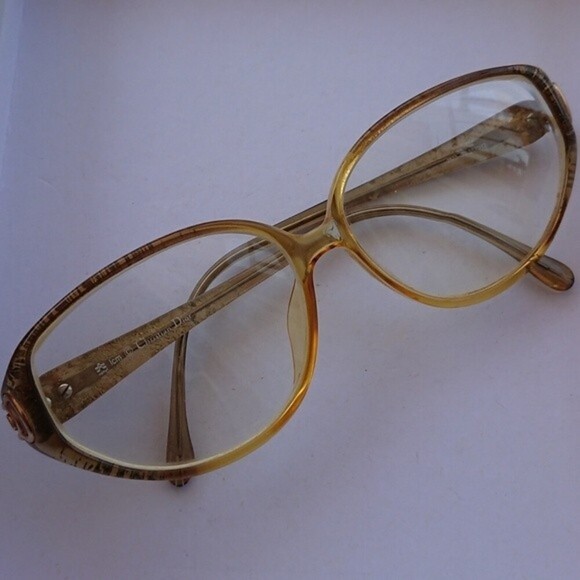 Christian Dior gold tone mod 2872 eyeglasses - Frame only - Picture 1 of 11